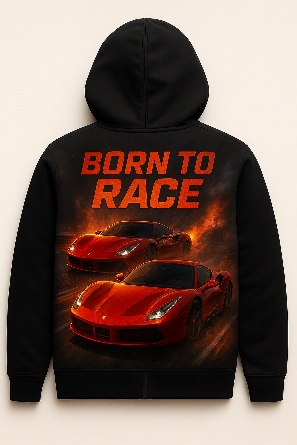 π₯ Born To Race β Premium Graphic Racing Hoodie