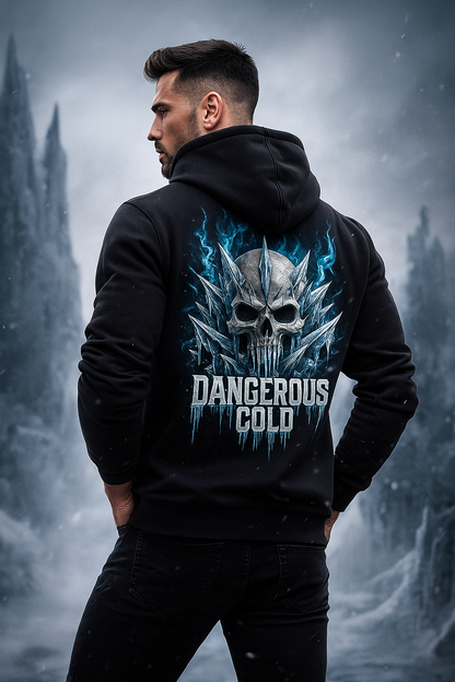 Dangerous Cold – Frostbite Skull Premium Hoodie