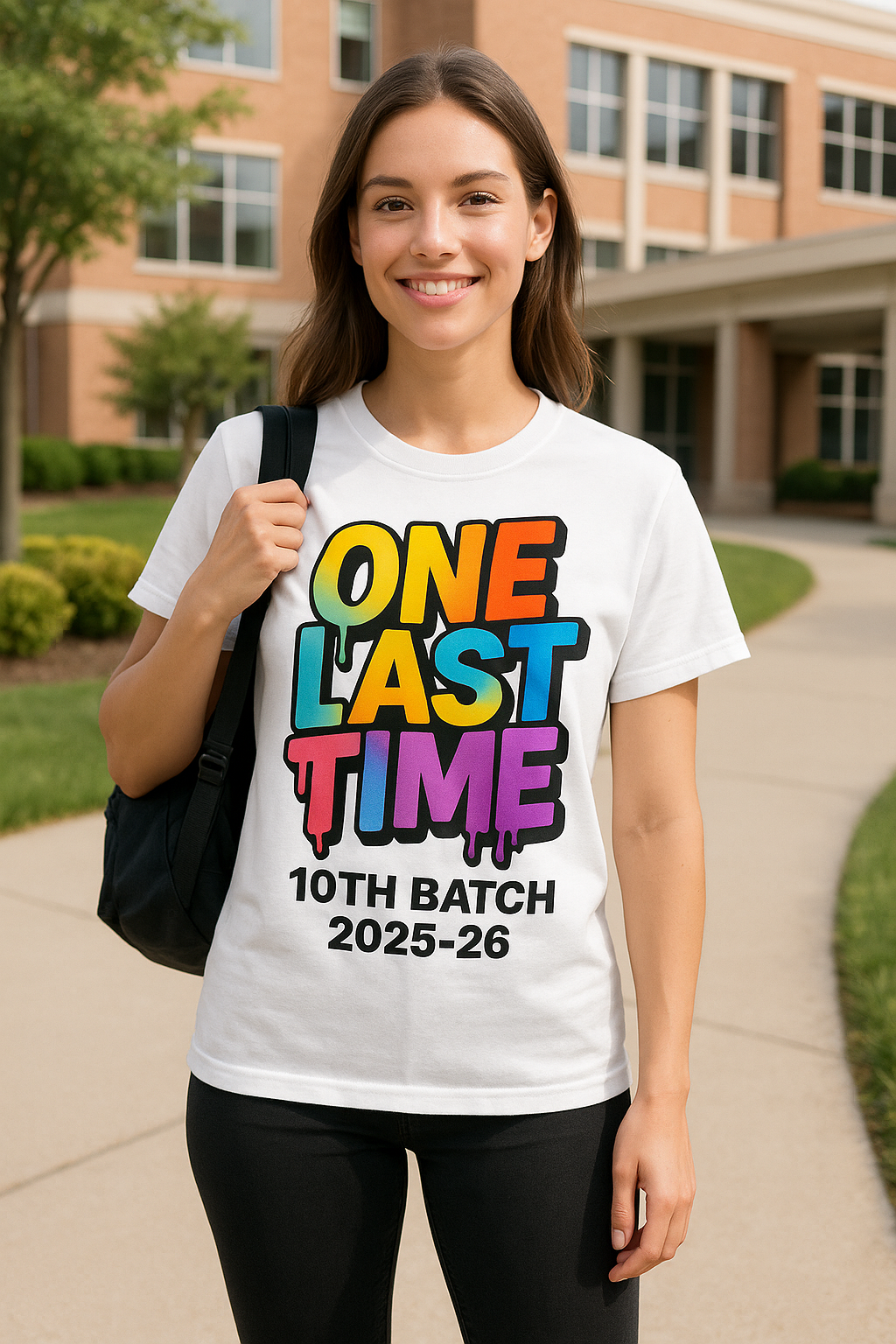 "ONE LAST TIME" Farewell Edition – 10th Batch 2025-26 T-Shirt