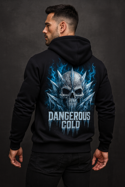 Dangerous Cold – Frostbite Skull Premium Hoodie