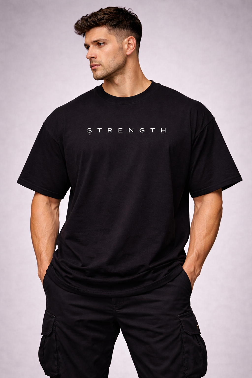 HUNTER: STRENGTH EDITION Oversized Tshirt