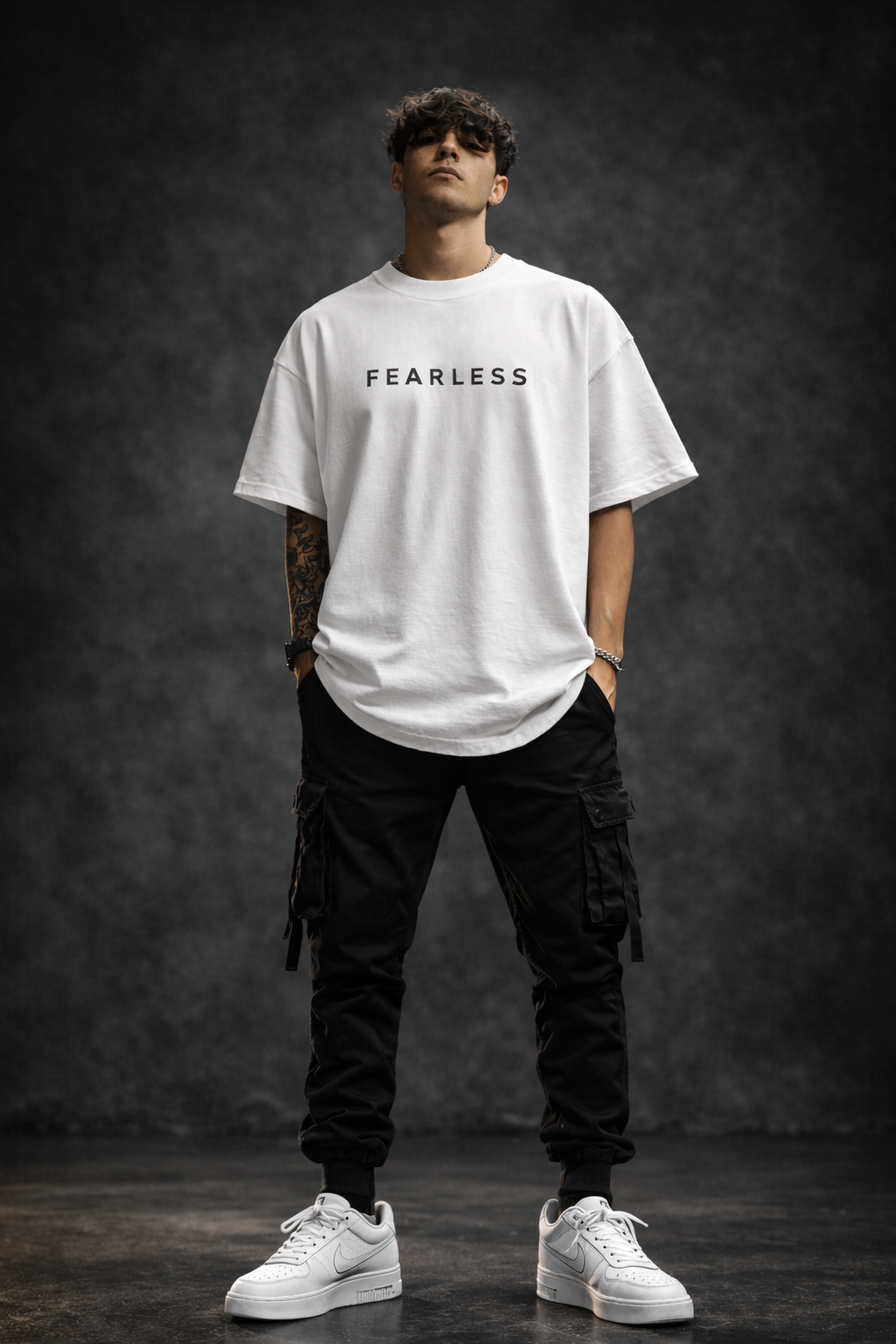 FEARLESS Dual Concept Oversized Tee-